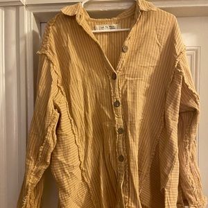 Free people button up shirt
